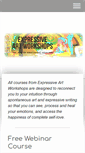 Mobile Screenshot of expressiveartworkshops.com